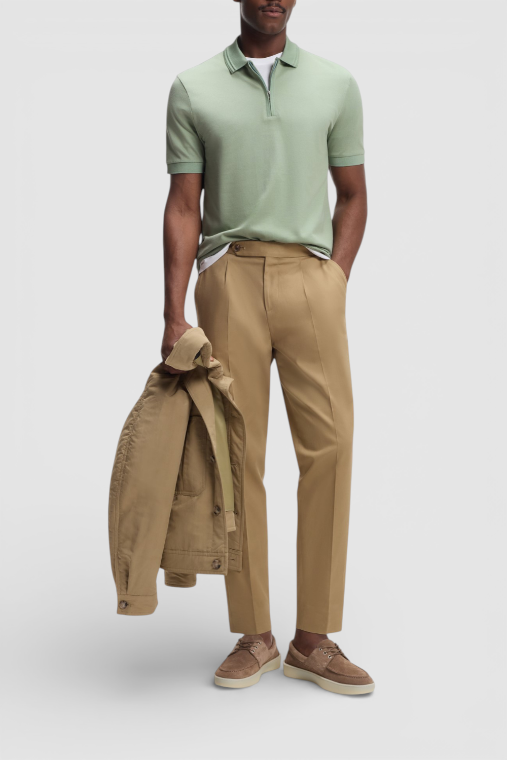 תמונת כל הלוק של חולצת פולו